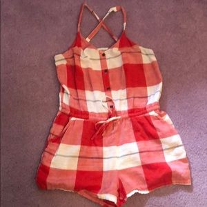 Old Navy Plaid Romper